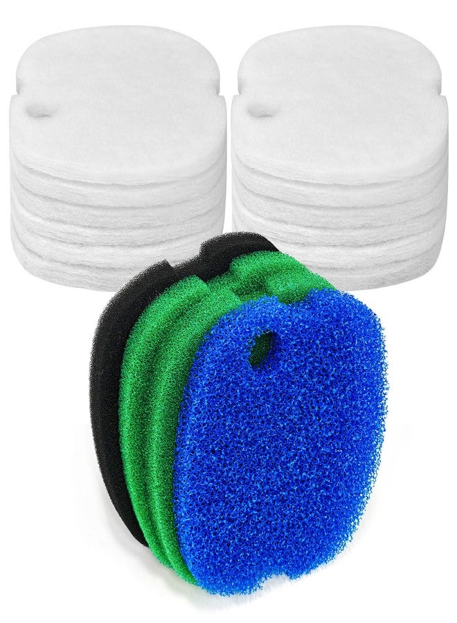 HDWGGD Canister Filter Pads Compatible with SUNSUN HW-302 /505A and Aqua top CF-300 Canisters Filters Sponges Replacement for Polar Aurora 265GPH Canister Filter for Aquarium Fish Tank and Turtle Tank -16PCS - Image 1